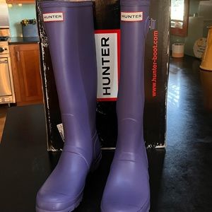 Hunter Rain Boots Tall Lavender, beautiful cool color
